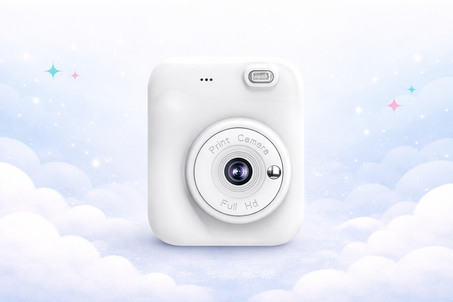 Thermal Instant Camera {White} 1080HP Quality